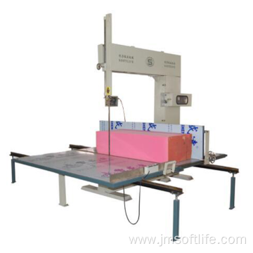 Manual vertical PU foam cutting machine